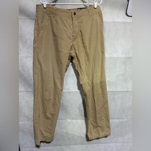 Kuhl Rydr Pants Men 35x30 Khaki Tan Cotton Outdoor Gorpcore Hiking Adventure USA